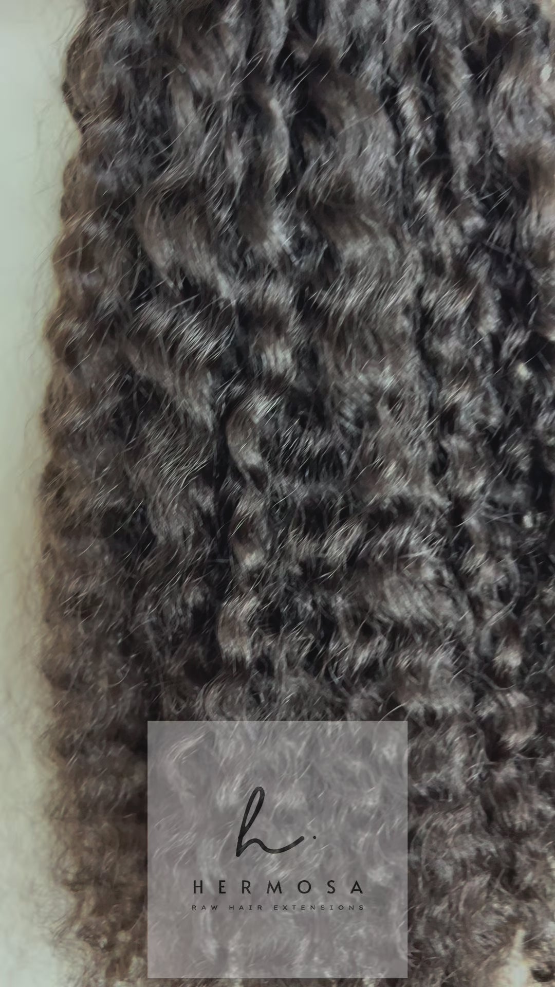 4B Curly Human Hair Extension